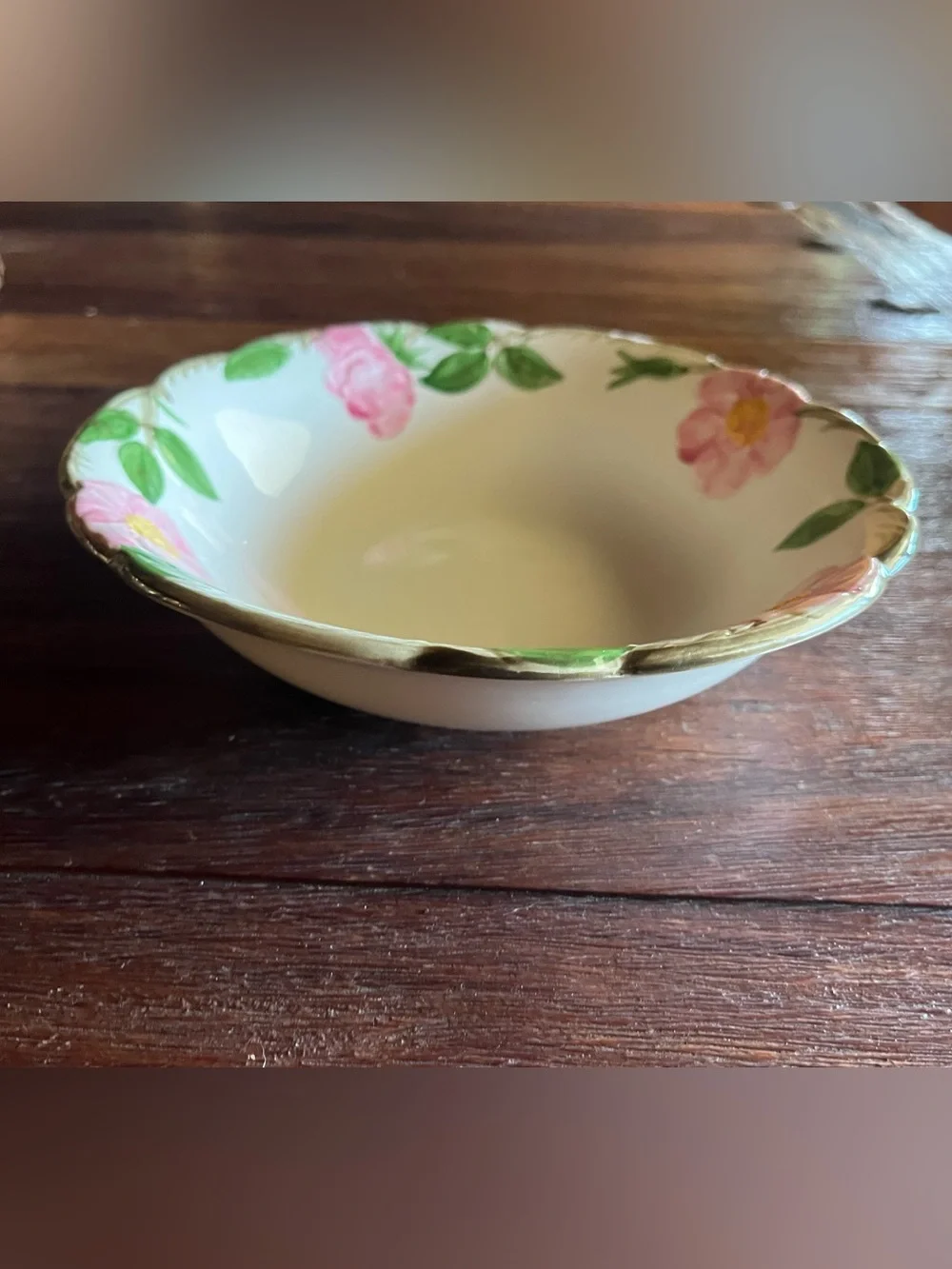 Vintage 1970s Franciscan Desert Rose USA 8 inch Serving Vegetable Bowl